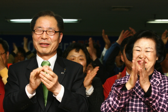 민주노동당 권영길 의원 내외