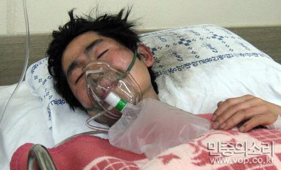 서울 용산구 중대용산병원에서 입원 치료중이었던 이충연 용산4구역철거민대책위원장